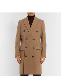 Светло-коричневое длинное пальто от Salle Privée