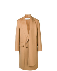 Светло-коричневое длинное пальто от JW Anderson