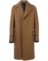 Светло-коричневое длинное пальто от Lanvin