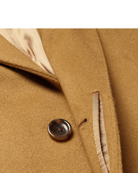 Светло-коричневое длинное пальто от J.Crew