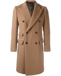 Светло-коричневое длинное пальто от Marc Jacobs
