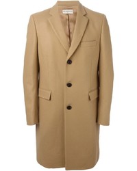 Светло-коричневое длинное пальто от Melindagloss