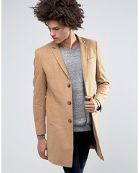 Светло-коричневое длинное пальто от Minimum