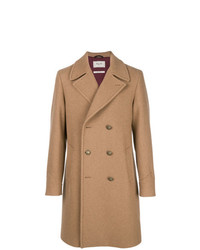Светло-коричневое длинное пальто от Paltò