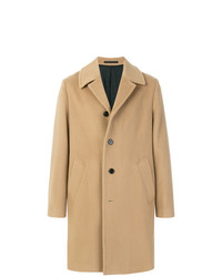 Светло-коричневое длинное пальто от TOMORROWLAND
