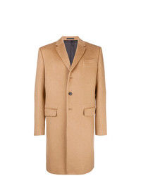 Светло-коричневое длинное пальто от Valentino