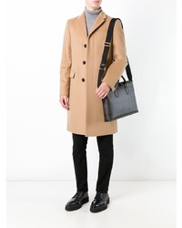 Светло-коричневое длинное пальто от Burberry