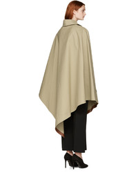 Светло-коричневое пальто-накидка от MACKINTOSH