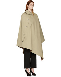 Светло-коричневое пальто-накидка от MACKINTOSH