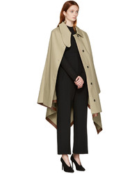 Светло-коричневое пальто-накидка от MACKINTOSH