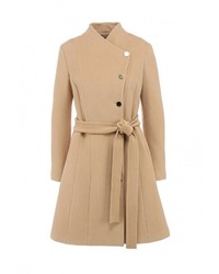 Женское светло-коричневое пальто от adL