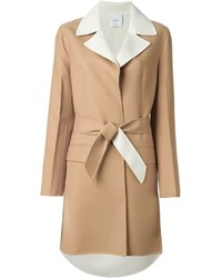 Женское светло-коричневое пальто от Agnona