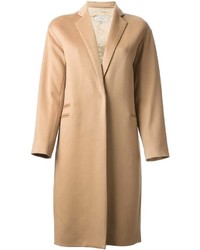 Женское светло-коричневое пальто от Alberto Biani