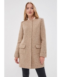 Женское светло-коричневое пальто от Alix Story