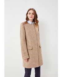 Женское светло-коричневое пальто от Alix Story