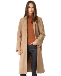 Женское светло-коричневое пальто от Apiece Apart