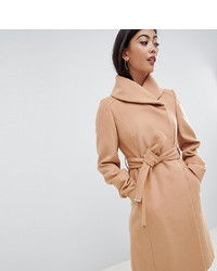 Женское светло-коричневое пальто от Asos Petite