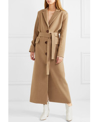 Женское светло-коричневое пальто от Materiel