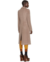 Женское светло-коричневое пальто от Maison Margiela