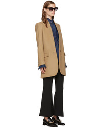 Женское светло-коричневое пальто от Stella McCartney