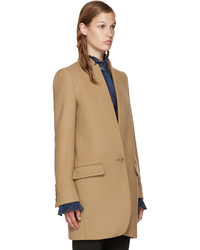 Женское светло-коричневое пальто от Stella McCartney