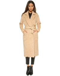 Женское светло-коричневое пальто от Camilla And Marc