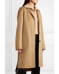 Женское светло-коричневое пальто от Jil Sander