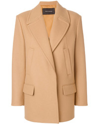 Женское светло-коричневое пальто от Cédric Charlier