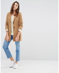 Женское светло-коричневое пальто от Jack Wills