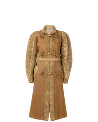 Женское светло-коричневое пальто от Christian Dior Vintage