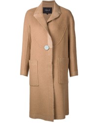 Женское светло-коричневое пальто от Derek Lam