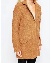 Женское светло-коричневое пальто от B.young