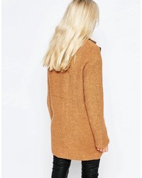 Женское светло-коричневое пальто от B.young