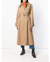 Женское светло-коричневое пальто от Gucci