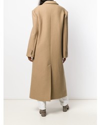 Женское светло-коричневое пальто от A.W.A.K.E.