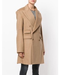 Женское светло-коричневое пальто от R13