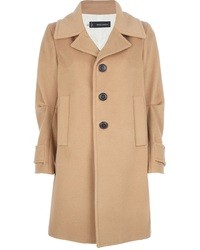 Женское светло-коричневое пальто от DSquared
