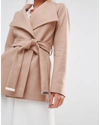 Женское светло-коричневое пальто от Ted Baker