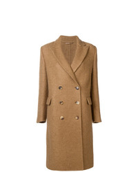 Женское светло-коричневое пальто от Ermanno Scervino