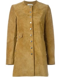 Женское светло-коричневое пальто от Etoile Isabel Marant