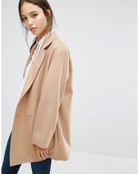 Женское светло-коричневое пальто от French Connection