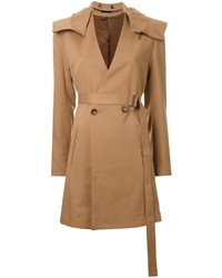 Женское светло-коричневое пальто от G.V.G.V.