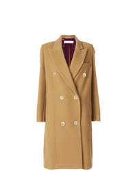 Женское светло-коричневое пальто от Golden Goose Deluxe Brand
