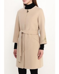 Женское светло-коричневое пальто от Grand Style