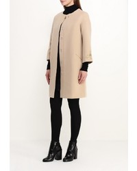 Женское светло-коричневое пальто от Grand Style