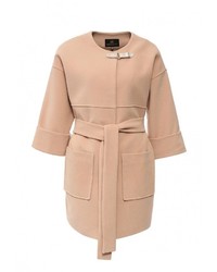 Женское светло-коричневое пальто от Grand Style