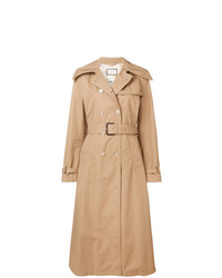 Женское светло-коричневое пальто от Gucci