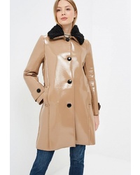 Женское светло-коричневое пальто от Imperial