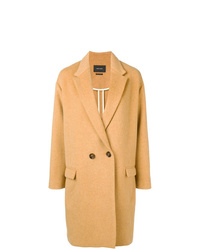 Женское светло-коричневое пальто от Isabel Marant