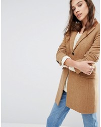 Женское светло-коричневое пальто от Jack Wills